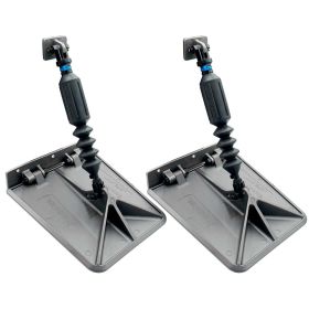 Nauticus SX 9.5 x 10 Smart Tabs 18-22&#39; Boats w/80lb Actuators - 150-240HP - Gunmetal Grey