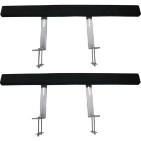 VEVOR Boat Trailer Guide-ons, 48", 2PCS Rustproof Steel Trailer Guide ons, Trailer Guides with Carpet-Padded Boards, Mounting Parts Included