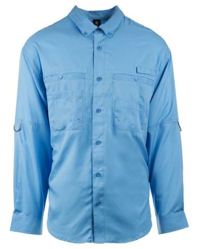Burnside B2299 Men's Functional Long-Sleeve Fishing Shirt